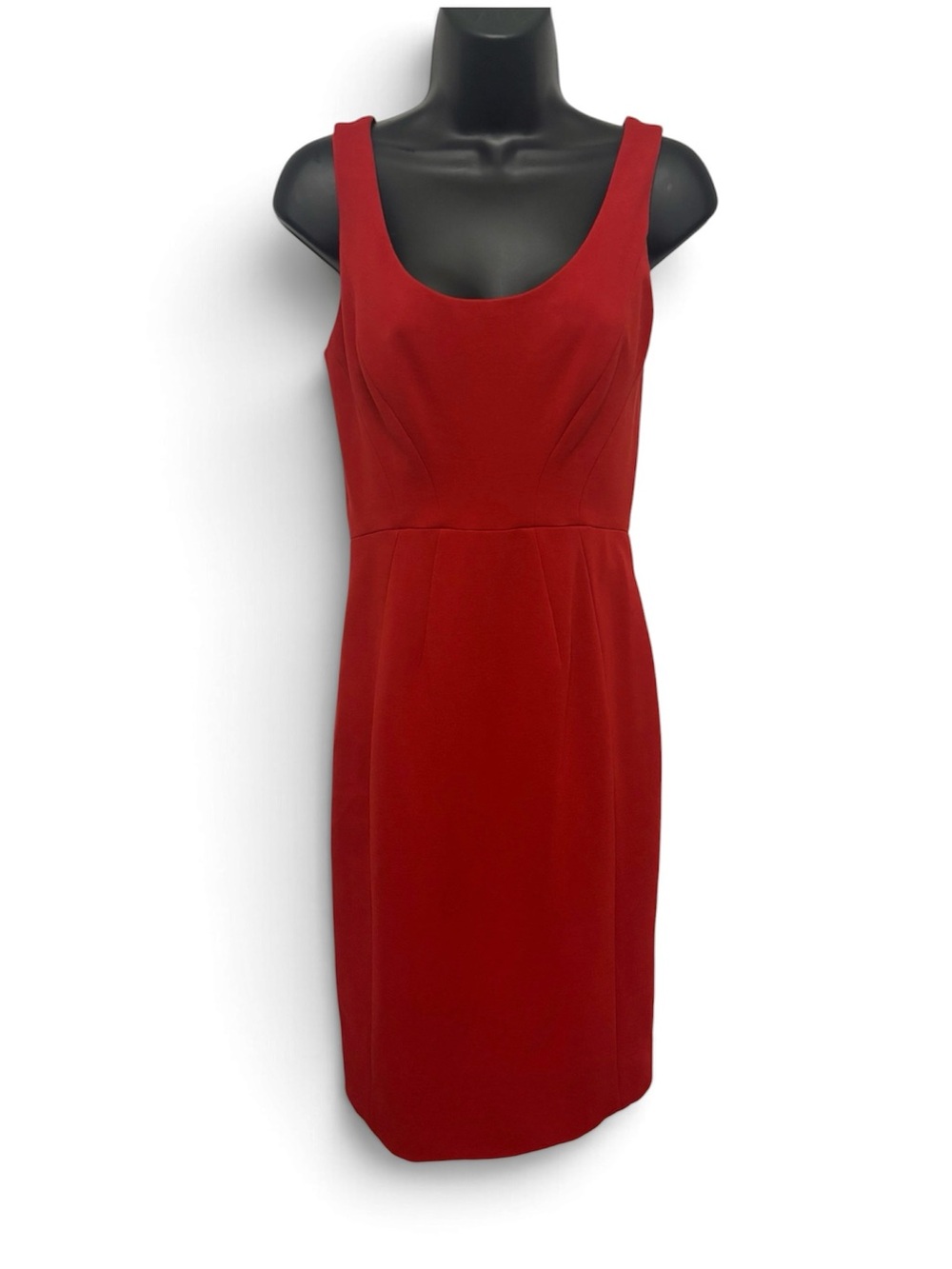 NWT Diane von Furstenberg DVF Red Ponte Sheath Dress Size 2 Spring 2016